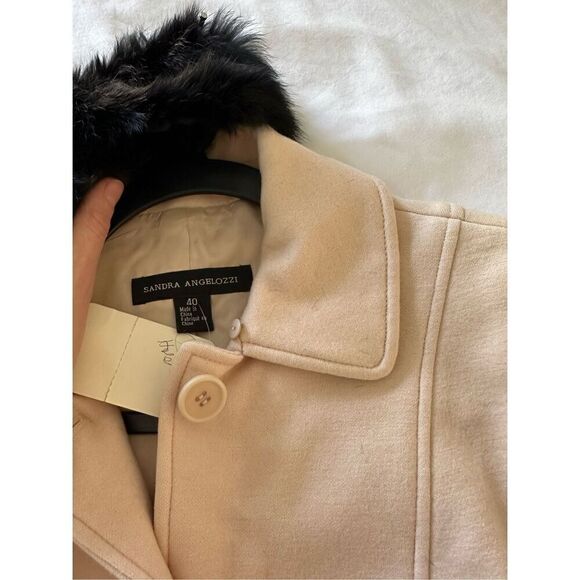 NWT Sandra Angelozzi "Nude" Jacket Size 40 80%wool  20% acrylic  A - Picture 7 of 11